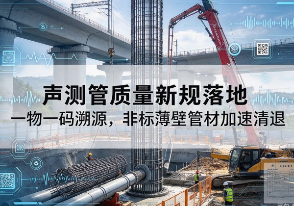 迪庆声测管质量新规落地，一物一码溯源，非标薄壁管材加速清退