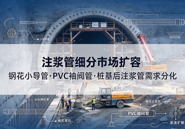 迪庆注浆管细分市场扩容，隧道钢花小导管、PVC 袖阀管、桩基后注浆管需求分化